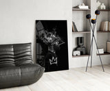 King James Glass Wall Art || Designer Collection.