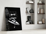 Retro Sneakers Glass Wall Art || Designer Collection.