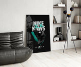 Black Kaws Glass Wall Art || Designer Collection.
