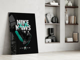Black Kaws Glass Wall Art || Designer Collection.