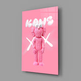 Kaws Glass Wall Art || Designer Collection.