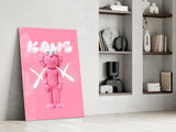 Kaws Glass Wall Art || Designer Collection.