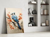 Bird on the Branch Glass Wall Art || Designer Collection.