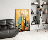 Bottles Glass Wall Art || Designer Collection.