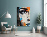 Half Portrait Glass Wall Art || Designer Collection.