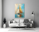 Sailing Glass Wall Art || Designer Collection.