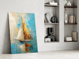Sailing Glass Wall Art || Designer Collection.