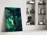 Wolf Glass Wall Art || Designer Collection.