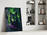 Wolf Glass Wall Art || Designer Collection.