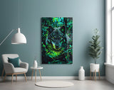 Wolf Glass Wall Art || Designer Collection.