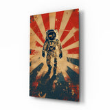 Astronaut Glass Wall Art || Designer Collection.