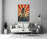 Astronaut Glass Wall Art || Designer Collection.