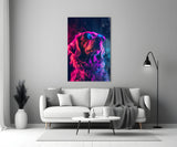 Dog with Glasses Glass Wall Art || Designer Collection.
