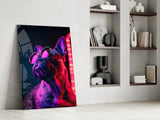 Dog with Glasses Glass Wall Art || Designer Collection.