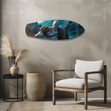 Mythic Warrior Video Game Glass Wall Art.