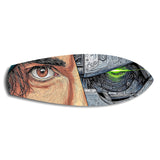 Human and Machine Cyberpunk Eye Glass Wall Art.