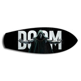 Masked Cloaked Villain Comic Glass Wall Art.