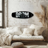 Masked Cloaked Villain Comic Glass Wall Art.