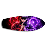 Anime Sorcerer Dual Magic Glass Wall Art.