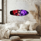 Anime Sorcerer Dual Magic Glass Wall Art.