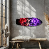 Anime Sorcerer Dual Magic Glass Wall Art.