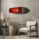 Nordic Hero Movie Poster Glass Wall Art.