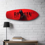 Caped Vigilante Comic Hero Glass Wall Art.