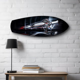 Futuristic Sci-Fi Rifle Glass Wall Art.