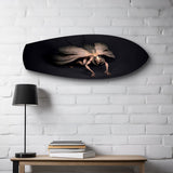 Dark Horned Creature Fantasy Glass Wall Art.