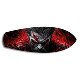 Brutal Warrior Bloody Portrait Glass Wall Art.