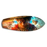 Straw Hat Pirate Captain Anime Glass Wall Art