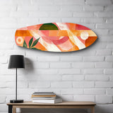 Boho Geometric Botanical Glass Wall Art.