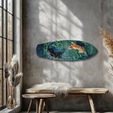 Tiger and Panther Ornamental Water Glass Wall Art.