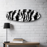 Zebra Stripe Glass Wall Art.
