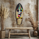 Graffiti Mouse Pop Art Glass Wall Art.