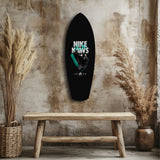 Teal Sole Sneaker Streetwear Pop Art Glass Wall Art.