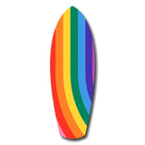 Rainbow Stripes Vibrant Glass Wall Art