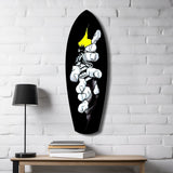 Anime Fighter Bandage Hands Manga Glass Wall Art.