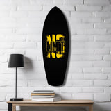 No Limit Bold Typography Motivational Glass Wall Art.