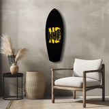 No Limit Bold Typography Motivational Glass Wall Art.