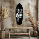 Cuadro de cristal No Pain No Gain boxeador motivador - 90x30 cm