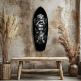 Three Wise Cherubs See Hear Speak No Evil Glass Wall Art.