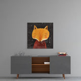 Fox Glass Wall Art