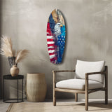 American Eagle Glass Wall Art