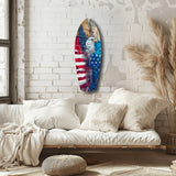 American Eagle Glass Wall Art