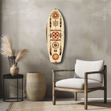 Aztech Patterns Glass Wall Art