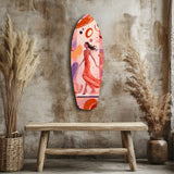 Dance Flow Glass Wall Art - 90x30 cm