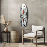 Street Basketball Glass Wall Art