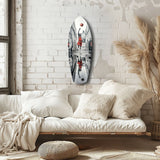 Street Basketball Glass Wall Art