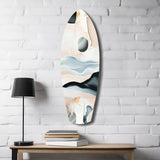 Abstract Sailing Glass Wall Art